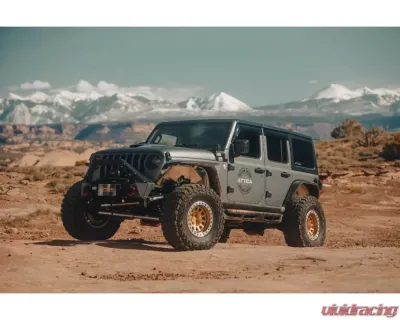 Attica 4x4 Terra Series Side Steps Jeep Wrangler JL 2018-2023 - ATTJL02C109-BX