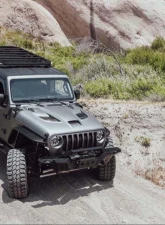 Attica 4x4 Roof Rack with 4 Corner Lights Jeep Gladiator 2020-2021                                     - ATTJL02F102-BX - Image 5