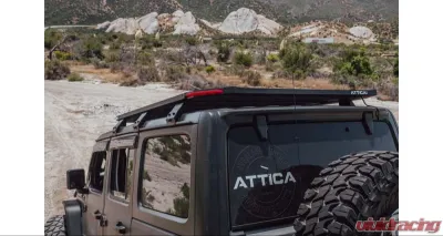 Attica 4x4 Roof Rack with 4 Corner Lights Jeep Gladiator 2020-2021 - ATTJL02F102-BX