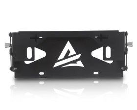 Attica 4x4 Universal Front Bumper Winch Flip-Up Roller Fairlead License plate bracket
