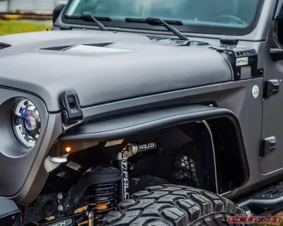 Attica 4x4 Terra Series Front Fender Flares Jeep Wrangler JL 2018-2023 - ATTJL01H107-BX-F