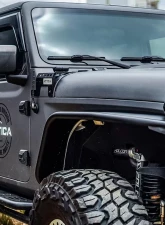 Attica 4x4 Terra Series Front Fender Flares Jeep Wrangler JL 2018-2023                                     - ATTJL01H107-BX-F - Image 8