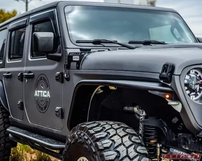 Attica 4x4 Terra Series Front Fender Flares Jeep Wrangler JL 2018-2023 - ATTJL01H107-BX-F