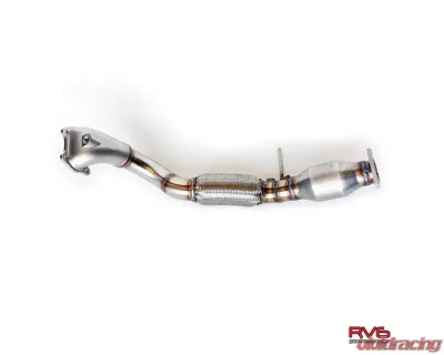 RV6 Performance Bellmouth Downpipe w/ Metallic High Flow Cat Kit Honda Civic SI 2012-2015 - BM_CIVIC_HFC-1215