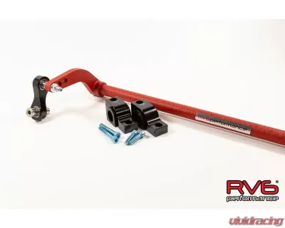 RV6 Performance Adjustable Chromoly Rear Sway Bar with Billet Endlinks for Honda Acura 2016+ - FK8_REAR_SWAYBAR_ENDLINK