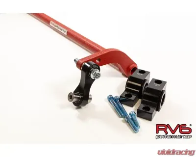 RV6 Performance Adjustable Chromoly Rear Sway Bar with Billet Endlinks for Honda Acura 2016+ - FK8_REAR_SWAYBAR_ENDLINK