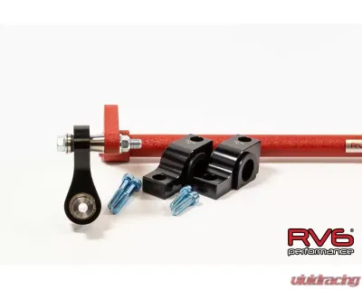 RV6 Performance Adjustable Chromoly Rear Sway Bar with Billet Endlinks for Honda Acura 2016+ - FK8_REAR_SWAYBAR_ENDLINK
