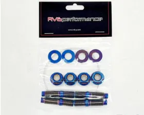 RV6 Performance 4 M10x1.25 Titanium Stud Set with Safety Wire