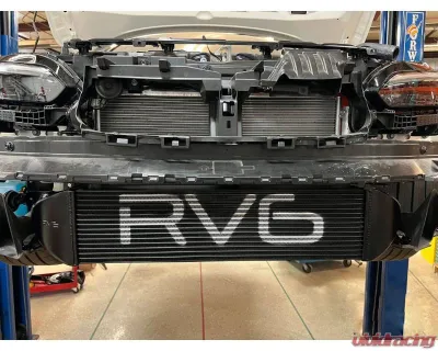 RV6 Performance Black Tube and Fin Front-Mount Intercooler Honda Civic Type R | Acura Integra DE5 Type S 2023+ - IC_FL5_FMIC-BC