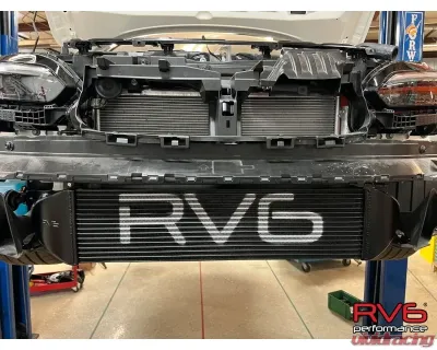 RV6 Performance Tube & Fin Front-Mount Intercooler Black Honda Civic Type R | Acura Integra Type S 2023+ - IC_FL5_FMIC-BC
