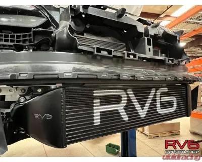 RV6 Performance Tube & Fin Front-Mount Intercooler Black Honda Civic Type R | Acura Integra Type S 2023+ - IC_FL5_FMIC-BC