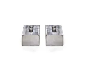 BDS Suspension 2in Blocks Flat Dual 3/4in Pin Ford