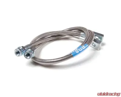 BDS Suspension Front Brake Line Set Stainless Steel | 3-6.5 Inch Lift Jeep Wrangler | Cherokee XJ 1984-2006 - BDS104001