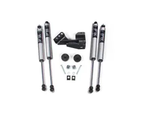 BDS Suspension 2 Inch Leveling Kit Coil Spacer | FOX 2.0 Performance Series Shock Ford F250 | F350 Super Duty 4WD 2017-2019