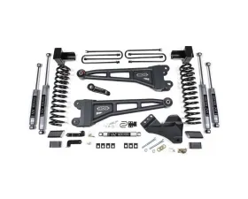 BDS Suspension 4 Inch Lift Kit with Radius Arm | 5 Inch Block Kit with 3 Leaf Main | NX2 Nitro Series Shock Ford F250 | F350 Super Duty 4WD Gas 2017-2019