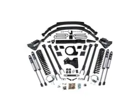 BDS Suspension 8 Inch Lift Kit | 4-Link Conversion | FOX 2.0 Performance Series Shock Ford F250 | F350 Super Duty 4WD Diesel 2017-2019
