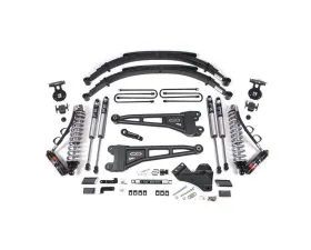 BDS Suspension 4 Inch Lift Kit with Radius Arm | FOX 2.5 Performance Elite Coil-Over Conversion | Leaf Springs | FOX 2.0 Performance Series Shock Ford F250 | F350 Super Duty 4WD Diesel 2017-2019