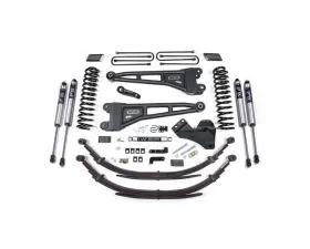 BDS Suspension 4 Inch Lift Kit with Radius Arm | Leaf Springs | FOX 2.0 Performance Series Shock Ford F250 | F350 Super Duty 4WD Diesel 2017-2019