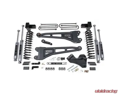 BDS Suspension 4 Inch Lift Kit with 4-Link | NX2 Nitro Series Shock Ford F350 Super Duty DRW 4WD Gas 2020-2022 - BDS1566H