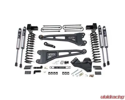 BDS Suspension 4 Inch Lift Kit with Radius Arm | FOX 2.0 Performance Series Shock Ford F350 Super Duty DRW 4WD Gas 2017-2019 - BDS1576FS