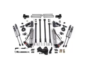 BDS Suspension 4 Inch Lift Kit with 4-Link | FOX 2.5 Performance Elite Coil-Over Conversion | FOX 2.0 Performance Series Shock Ford F350 Super Duty DRW 4WD Diesel 2017-2019