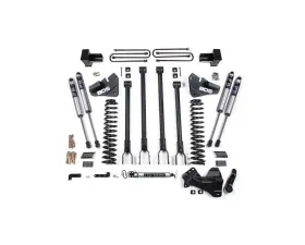 BDS Suspension 4 Inch Lift Kit with 4-Link | FOX 2.0 Performance Series Shock Ford F350 Super Duty DRW 4WD Diesel 2017-2019