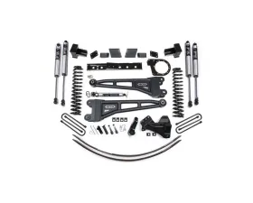 BDS Suspension 6 Inch Lift Kit with Radius Arm | 5 Inch Block with 2 Leaf Main | FOX 2.0 Performance Series Shock Ford F250 | F350 Super Duty 4WD Diesel 2017-2019