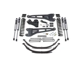 BDS Suspension 6 Inch Lift Kit with Radius Arm | Factory 2 Inch Rear Blocks | FOX 2.0 Performance Series Shock Ford F250 | F350 Super Duty 4WD Gas 2011-2016