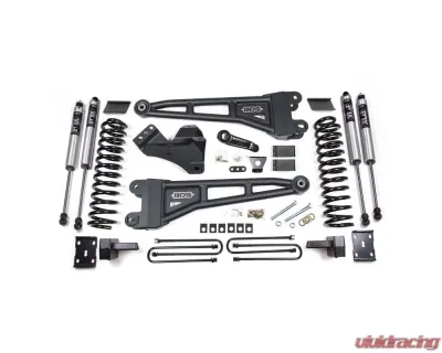 BDS Suspension 4 Inch Lift Kit with Radius Arm | 4 Inch Block | FOX 2.0 Performance Series Shock Ford F-250 | F-350 Super Duty 4WD 2011-2016 - BDS1598FS