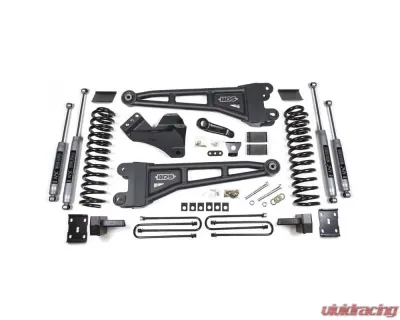 BDS Suspension 4 Inch Lift Kit with Radius Arm | 4 Inch Block Kit | NX2 Nitro Series Shock Ford F250 | F350 Super Duty 4WD Diesel 2011-2016 - BDS1596H