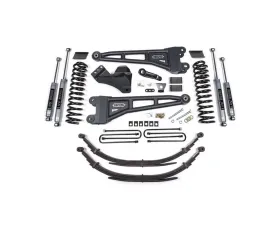 BDS Suspension 4 Inch Lift Kit with Radius Arm | Leaf Spring | NX2 Nitro Series Shock Ford F-250 | F-350 Super Duty 4WD 2011-2016