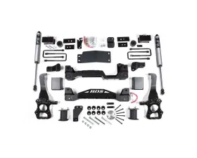 BDS Suspension 4 Inch Lift Kit | 3 Inch Block Kit | FOX 2.0 Performance Series Shock Ford F-150 4WD 2021-2025