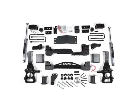 BDS Suspension 4 Inch Lift Kit | 3 Inch Block Kit | NX2 Nitro Series Shock Ford F-150 4WD 2021-2025