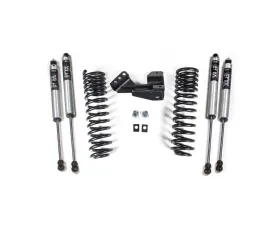 BDS Suspension 1-2 Inch Leveling Kit Performance Spring | FOX 2.0 Performance Series Shock Ford F250 | F350 Super Duty 4WD 2017-2025