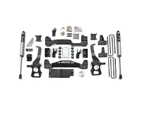 BDS Suspension 4 Inch Lift Kit | 2 Inch Block Kit | FOX 2.0 Performance Series Shock Ford F-150 4WD 2014