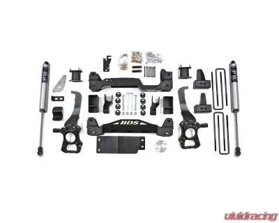 BDS Suspension 4 Inch Lift Kit | 2 Inch Block Kit | FOX 2.0 Performance Series Shock Ford F-150 4WD 2014 - BDS1920FS