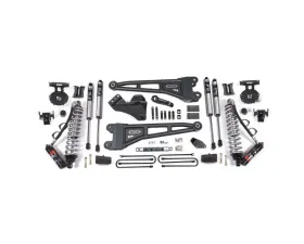 BDS Suspension 4 Inch Lift Kit with Radius Arm | FFOX 2.5 Performance Elite Coil-Over Conversion | Block Kit with Factory Overload Ford F250 | F350 Super Duty 4WD Diesel 2008-2010