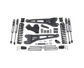 BDS Suspension 4 Inch Lift Kit with Radius Arm | Block Kit No Factory Overload | FOX 2.0 Performance Series Shock Ford F250 | F350 Super Duty 4WD Diesel 2008-2010