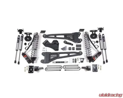 BDS Suspension 6 Inch Lift Kit with Radius Arm | FOX 2.5 Performance Elite Coil-Over Conversion | 4 Inch Block Kit with Overload Ford F250 | F350 Super Duty 4WD Diesel 2005-2007 - BDS1945FPE