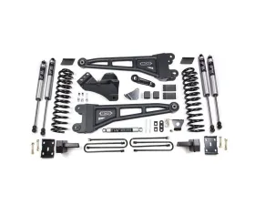 BDS Suspension 6 Inch Lift Kit with Radius Arm | 4 Inch Block Kit No Overload | FOX 2.0 Performance Series Shock Ford F250 | F350 Super Duty 4WD Diesel 2005-2007