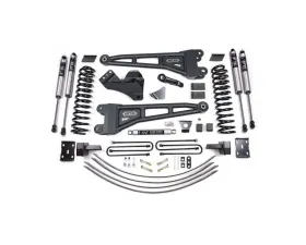 BDS Suspension 6 Inch Lift Kit with Radius Arm | 4 Inch Block Kit And Add-A-Leaf No Overload | FOX 2.0 Performance Series Shock Ford F250 | F350 Super Duty 4WD Gas 2005-2007