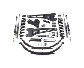 BDS Suspension 6 Inch Lift Kit with Radius Arm | 6 Inch Leaf Springs | NX2 Nitro Series Shock Ford F250 | F350 Super Duty 4WD Diesel 2005-2007
