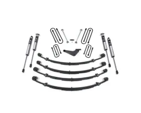 BDS Suspension 4 Inch Lift Kit | Leaf Springs | FOX 2.0 Performance Series Shock Ford Excursion 4WD 2000-2005