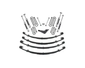 BDS Suspension 4 Inch Lift Kit | Leaf Springs | NX2 Nitro Series Shock Ford Excursion 4WD 2000-2005