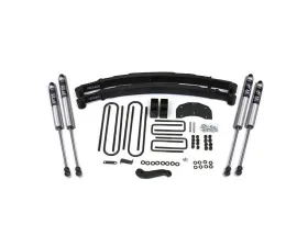 BDS Suspension 4 Inch Lift Kit FOX 2.0 Performance Series Shocks Ford F350 Monobeam 4WD 1980-1996