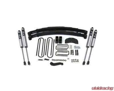 BDS Suspension 4 Inch Lift Kit FOX 2.0 Performance Series Shocks Ford F350 Monobeam 4WD 1980-1996 - BDS308FS