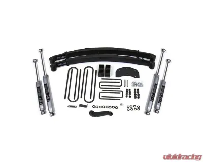 BDS Suspension 4 Inch Lift Kit NX2 Nitro Series Shocks Ford F350 Monobeam 4WD 1980-1996 - BDS308H