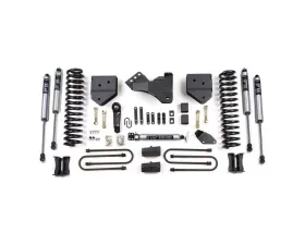BDS Suspension 4 Inch Lift Kit | Block Kit No Factory Overload | FOX 2.0 Performance Series Shock Ford F250| F350 Super Duty 4WD Diesel 2005-2007
