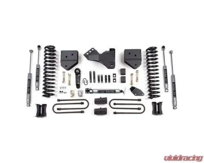 BDS Suspension 4 Inch Lift Kit | Block Kit No Factory Overload | NX2 Nitro Series Shock Ford F250| F350 Super Duty 4WD Diesel 2005-2007 - BDS343H