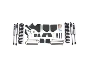 BDS Suspension 6 Inch Lift Kit | 5 Inch Block Kit No Overload | FOX 2.0 Performance Series Shock Ford F250 | F350 Super Duty 4WD Diesel 2005-2007